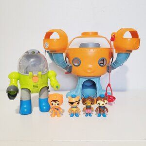 Octonauts Lot: Octopod and Kwazii's Octo Max Suit with Figures